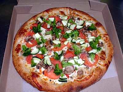 Vegetarian Gourmet Pizza